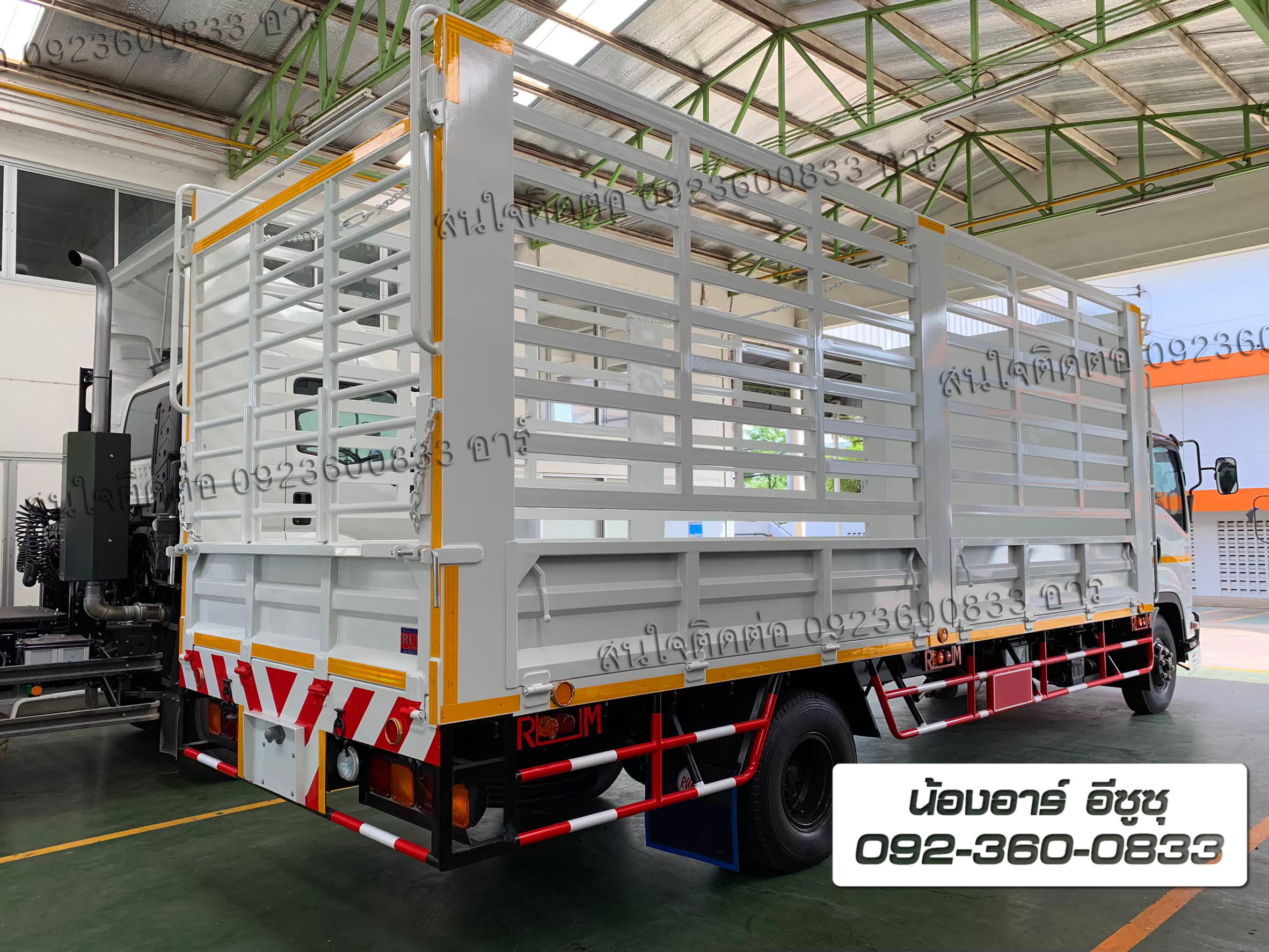 6 ล้อ ISUZU FRR190/210 แรงม้า พร้อมกระบะคอกสูง