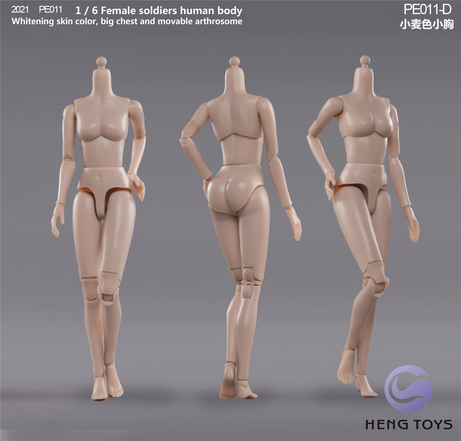 [สั่งจอง]HENG TOYS PE011 1/6 : Female soldiers human body