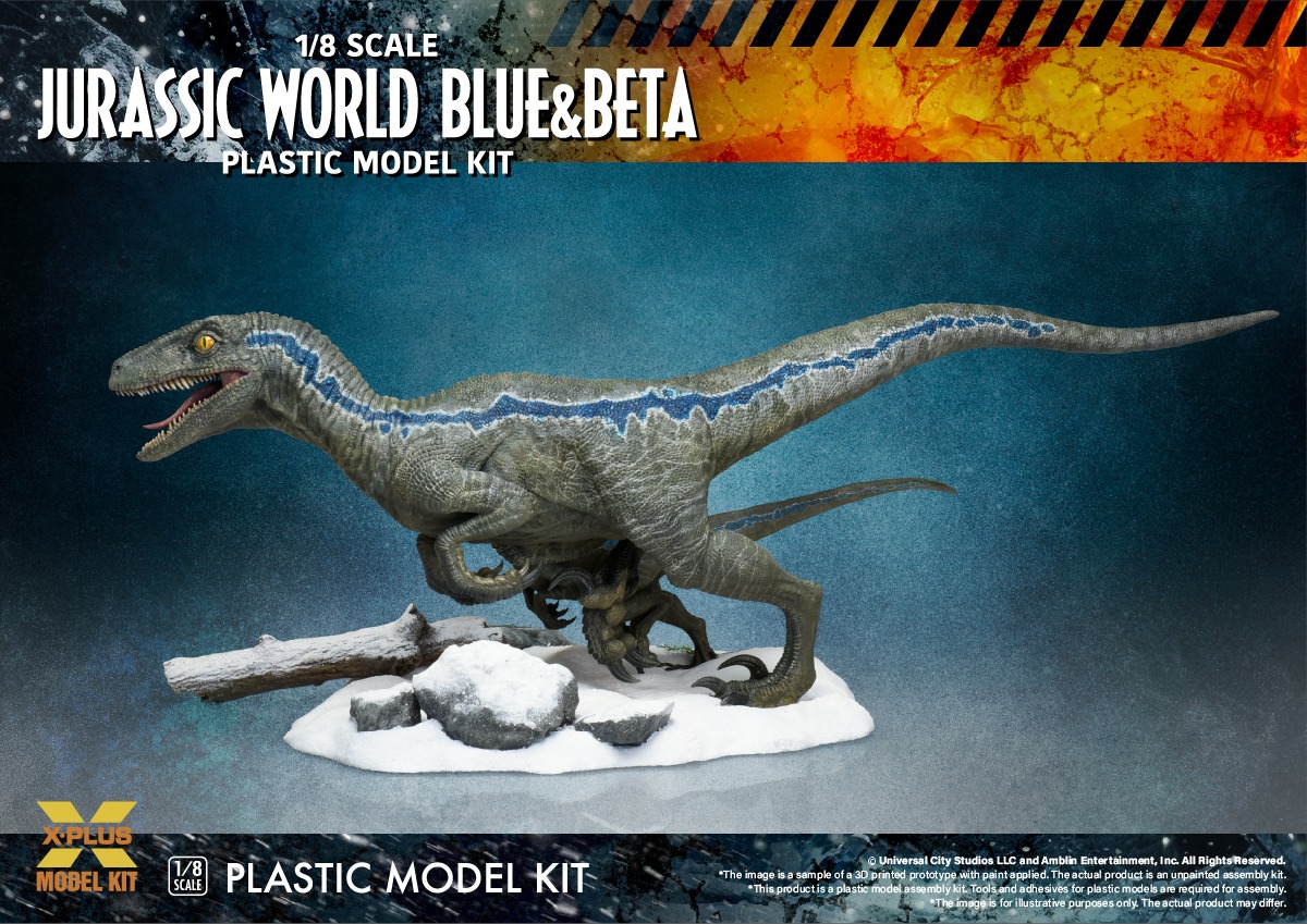 [สั่งจอง] X-Plus 1/8 : Blue & Beta (Jurassic World Dominion) [Model Kit]