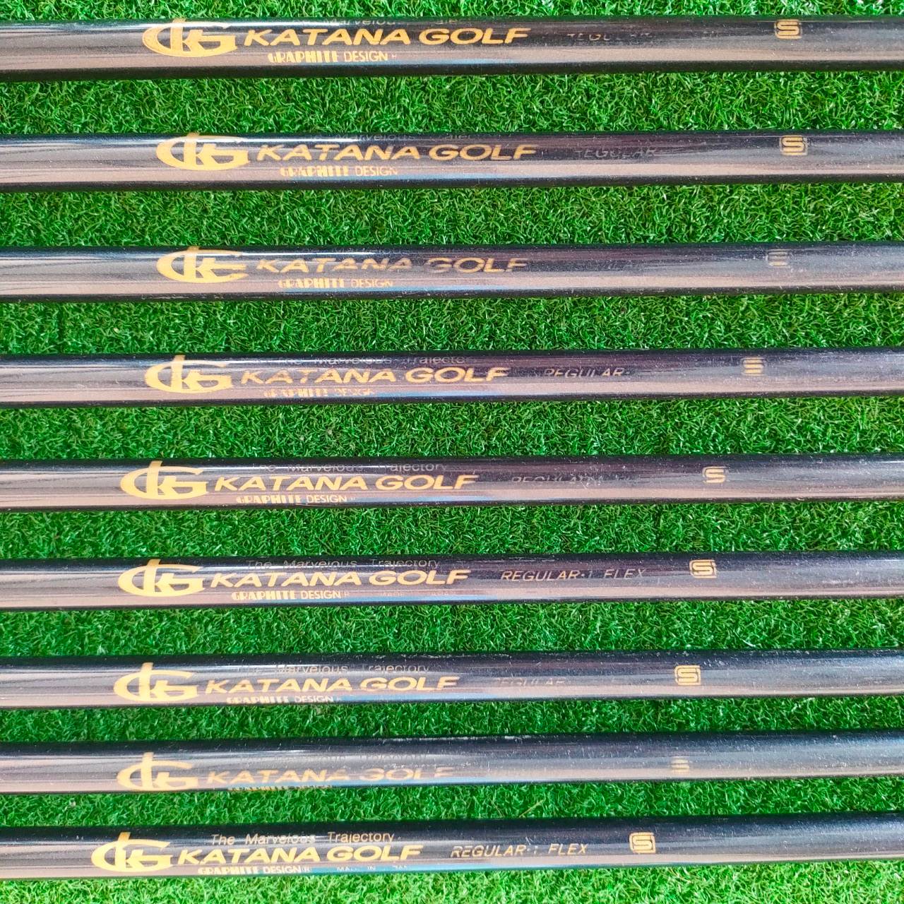 ชุดเหล็ก KATANA SWORD 501C T-GOLD SCRFW CAVITY เหล็ก FORGED พรีเมี่ยมแบบสุดๆ มีเหล็ก 3-9 เเละ PW SW