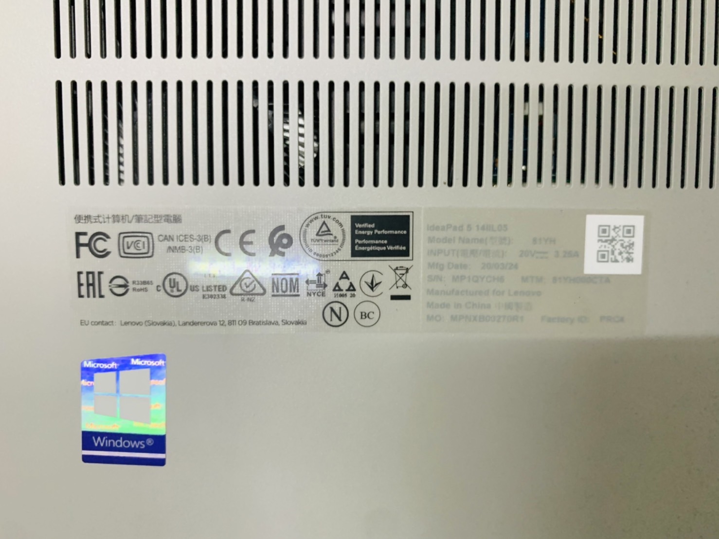 Notebook โน๊ตบุ๊ค Lenovo IdeaPad 5 - 14 inch i5-1035G1 Ram 8 GB SSD 512 GB MX350 2G พร้อมใช้งาน