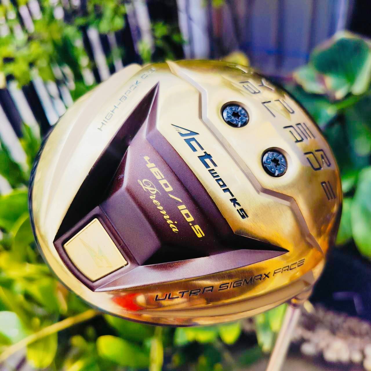 Works HyperBalde Premier องศา 10.5 ก้าน BASSARA 43 FLEX R ก้านพรีเมี่ยมเบาจัดๆ หน้าบางมาก ตีไกลขีดสุด อายุ 80 ตีไกลกว่า 300 หลา!!! ไม้กอล์ฟพรีเมี่ยมมือสอง ของแท้ By NakaraLuxurious