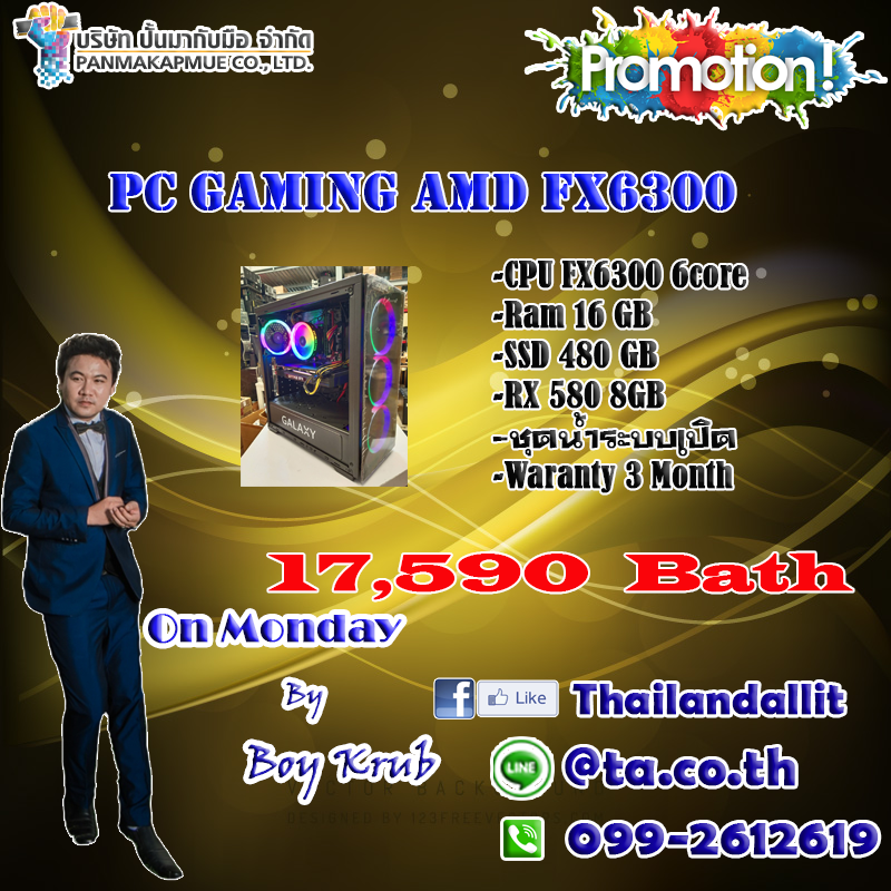 PC Gaming AMD FX6300