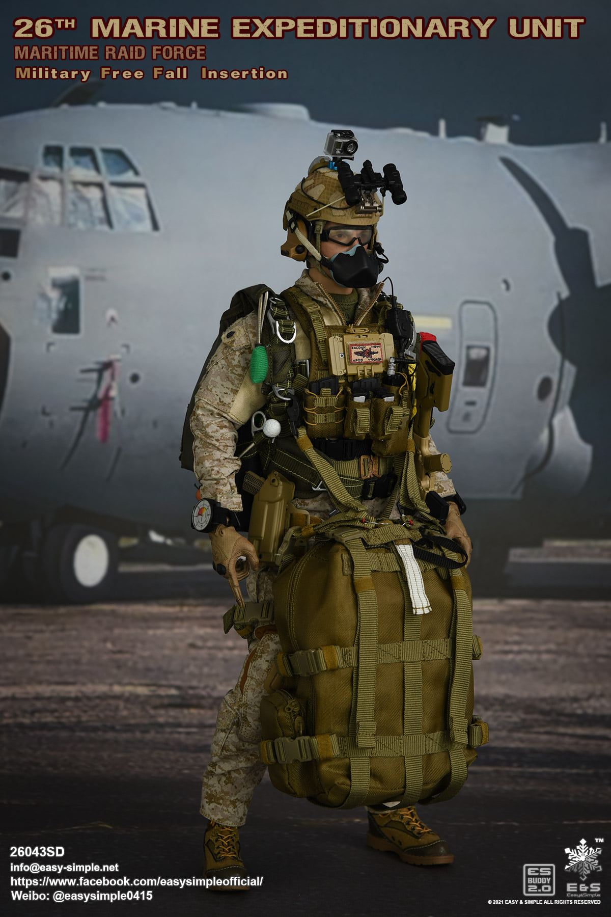 [สั่งจอง]Easy&Simple 26043S : 31ST MEU MRF Military Free Fall Insertion