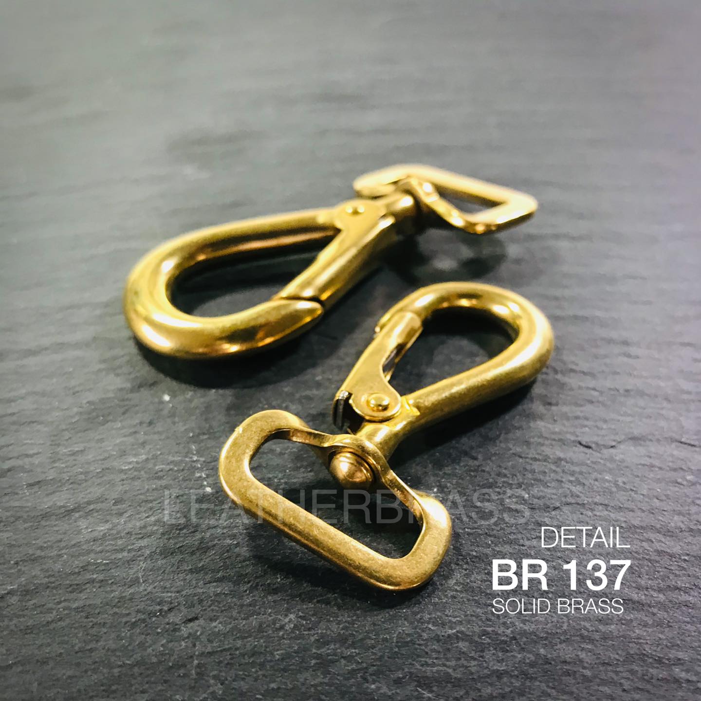 BR137 ตะขอทองเหลืองแท้ ตะขอกระเป๋า **ราคาต่อชิ้น**อุปกรณ์กระเป๋า #leatherbrass