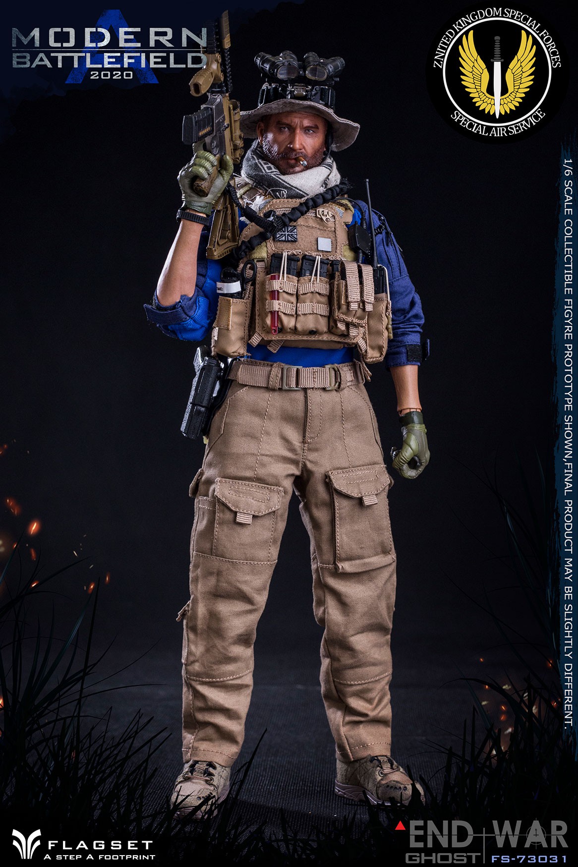 [สั่งจอง] FLAGSET FS-73031 1/6 : End War Ghost Modern Battlefield 2020 A [Reissue]