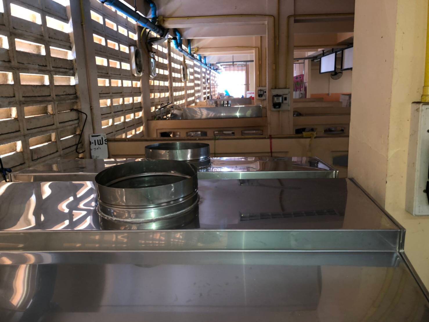 ปล่องดูดควันในโรงอาหาร รร.ฤทธิยะวรรณาลัย(ดอนเมือง)