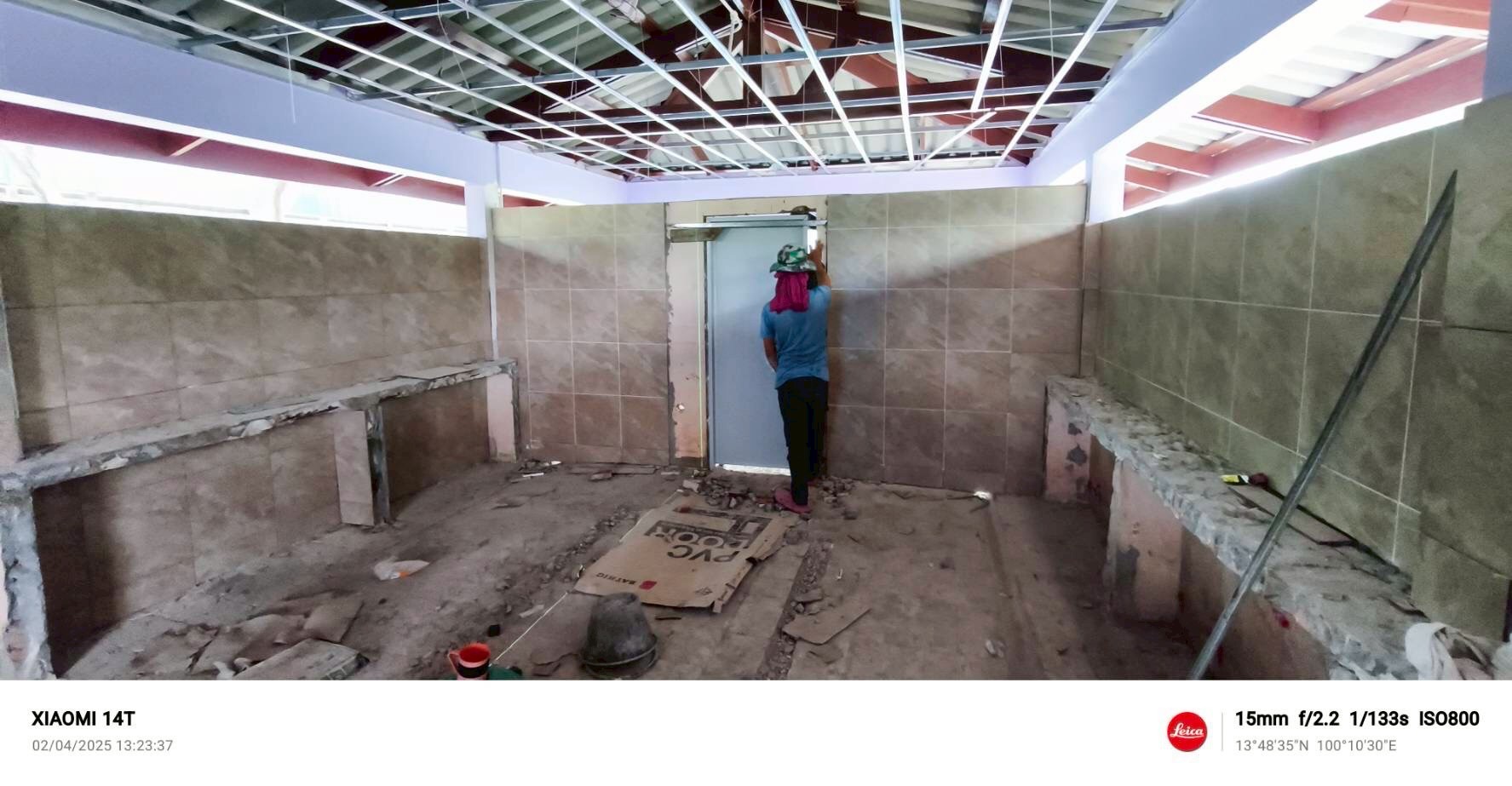 งานปรับปรุงห้องอาบน้ำ &ห้องส้วม รร.โสตศึกษา นครปฐม