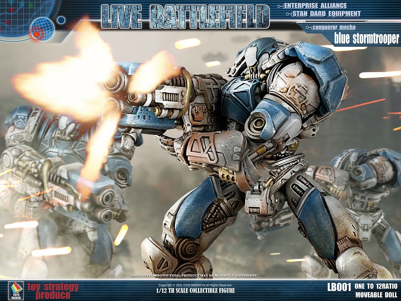 [สั่งจอง]TOYS RAIDER 1/12 : LIVE BATTLEFIELD - Conqueror Mech