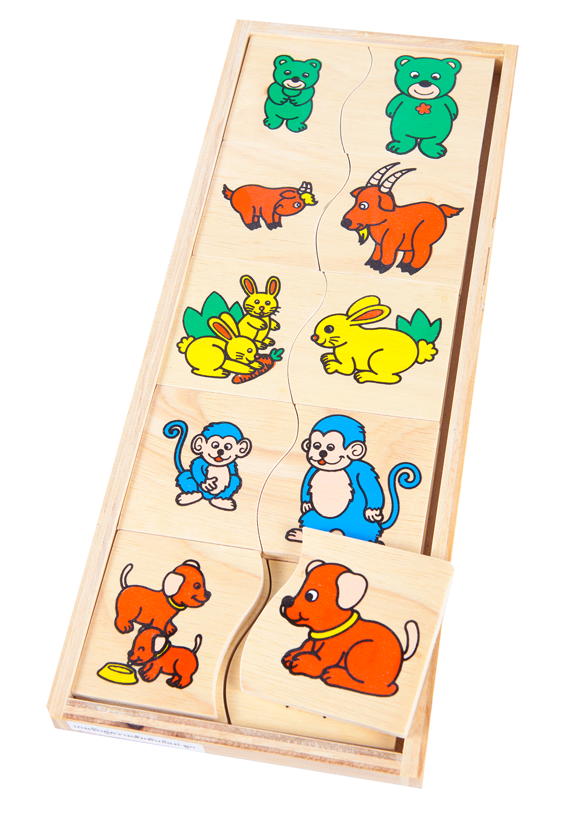 เกมจับคู่ความสัมพันธ์แม่-ลูก , ของเล่นไม้, ของเล่นเสริมพัฒนาการ, ของเล่นเด็กอนุบาล, สื่อการสอนเด็กอนุบาล