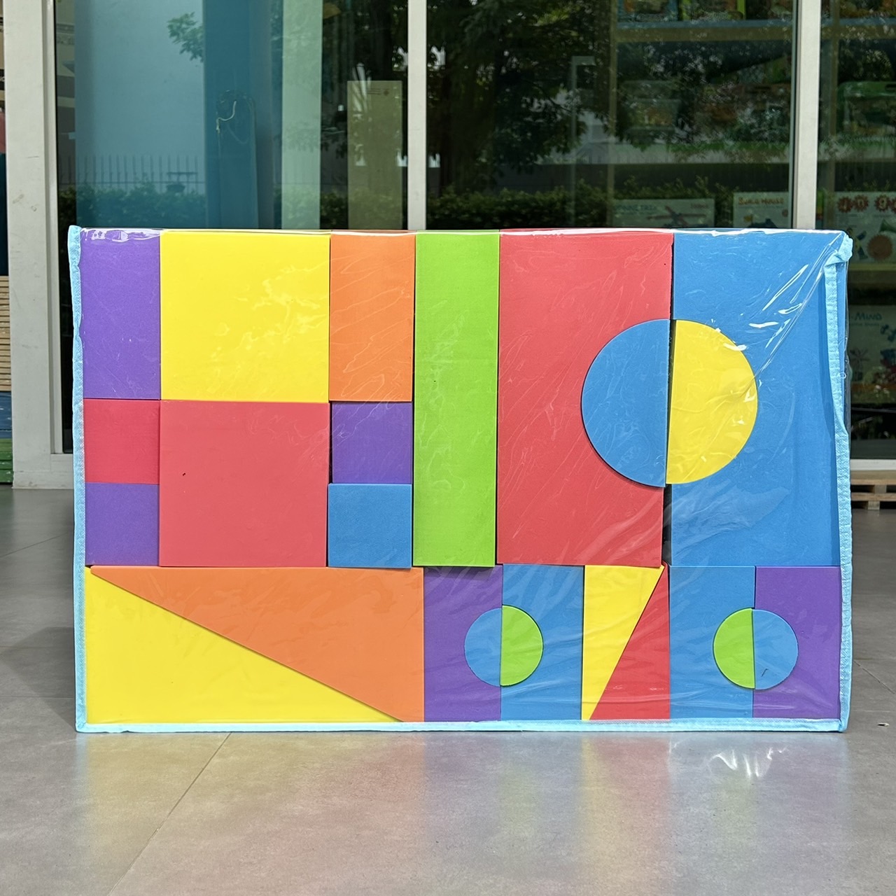 บล็อกโฟมใหญ่ เรขาคณิตโฟม, ของเล่นเสริมพัฒนาการ, ของเล่นเด็กอนุบาล, สื่อการสอนเด็กอนุบาล