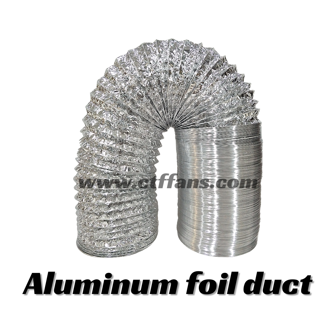 ท่ออลูมิเนียมฟอยล์ SJ AEROFLEX (Aluminum foil duct)