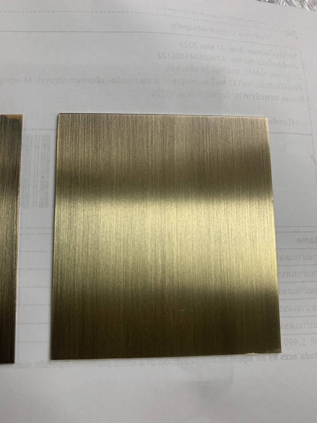 งานป้ายสแตนเลสทองเหลืองรมดำ