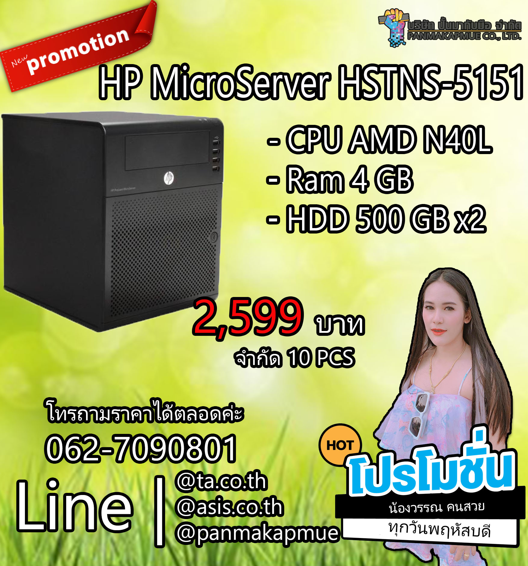 HP MicroServer HSTNS-5151 Server
