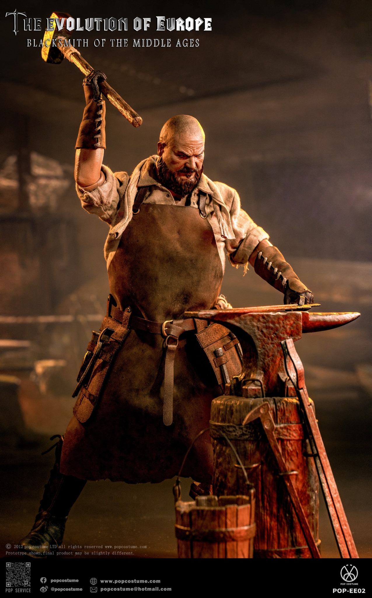[สั่งจอง] POP COSTUME POP-EE02 1/6 : The Evolution of Europe Blacksmith