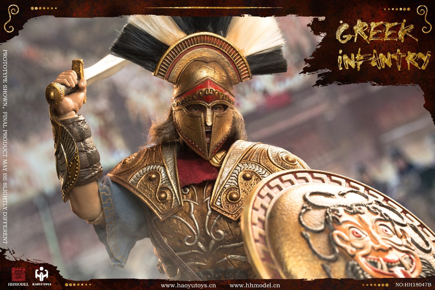 [สั่งจอง]HHMODEL x HAOYUTOYS HH18047 1/6 : Imperial Army-Greek Infantry Gold Edition
