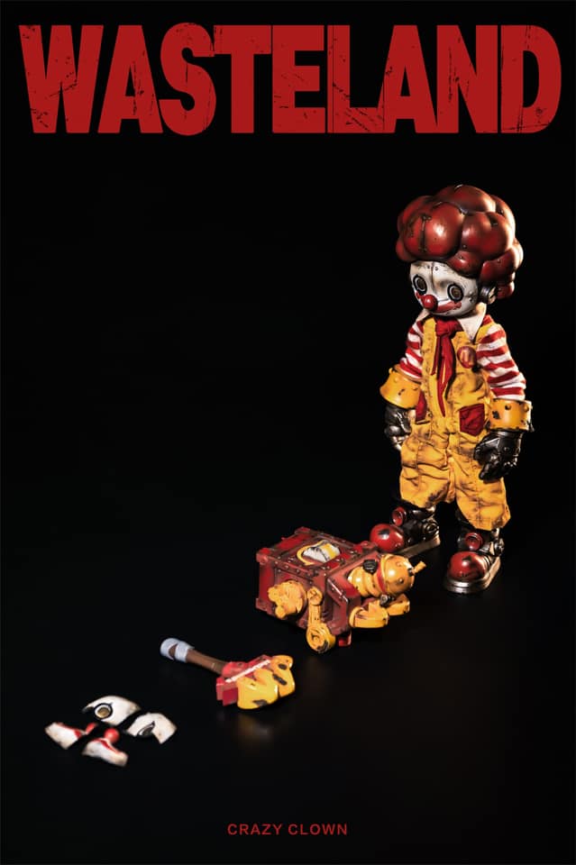 [พร้อมส่ง] WeArtDoing studio Wasteland 8" - Crazy Clown-Mac
