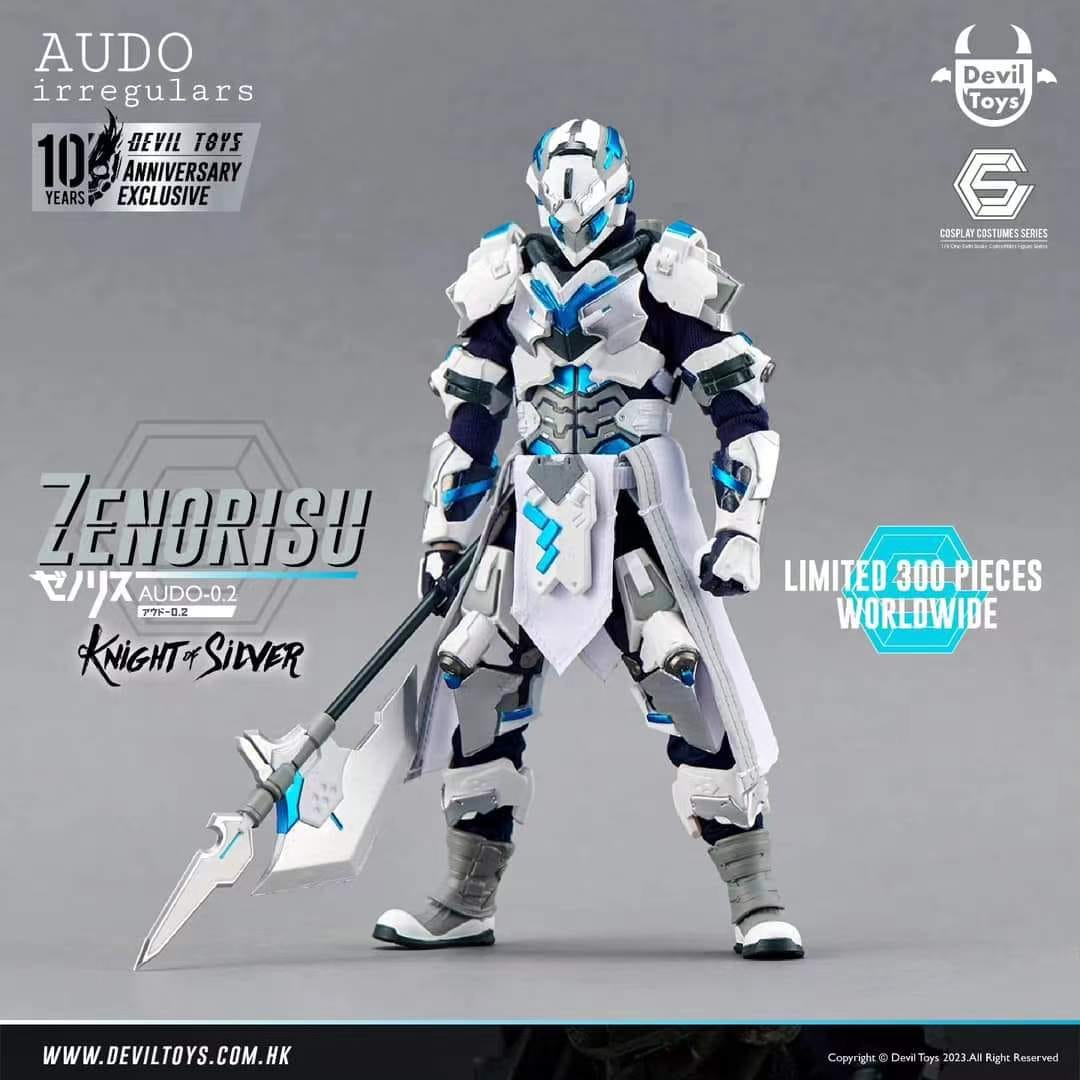 [พร้อมส่ง]Devil toys 1/12 : [AUDOirregulars] --"Zenorisu" ( Knight of Silver Form) (Limited Edition)