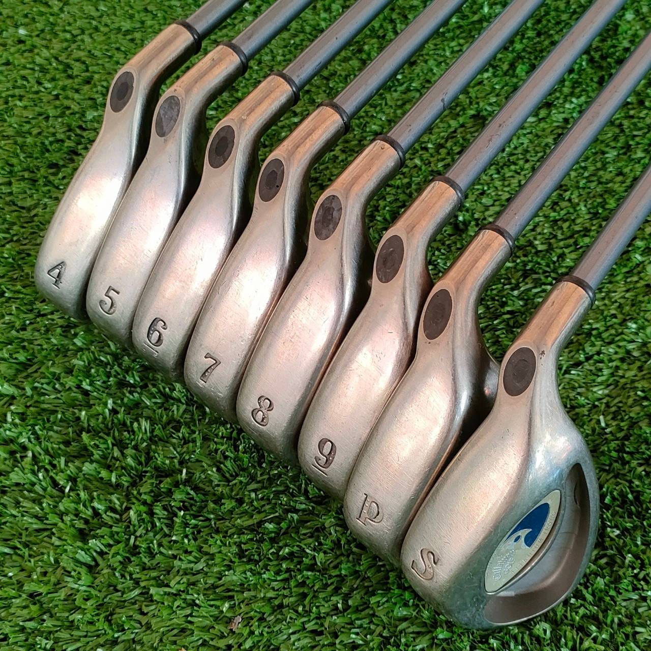 ชุดเหล็ก CALLAWAY HAWK EYE มีเหล็ก 4-9 เเละ PW เเละ SW ก้าน HAWK EYE FLEX R