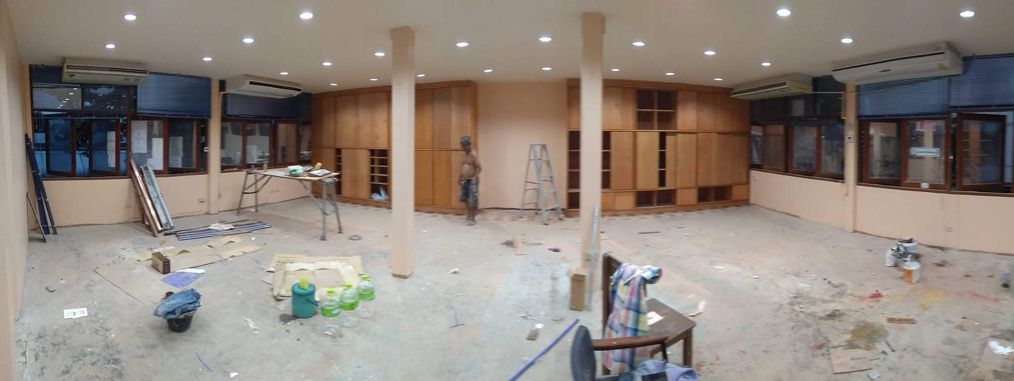 งานปรับปรุง กองทัพเรือ หน่วยโยธาทหารเรือ (กพ.ชย.ทร.).