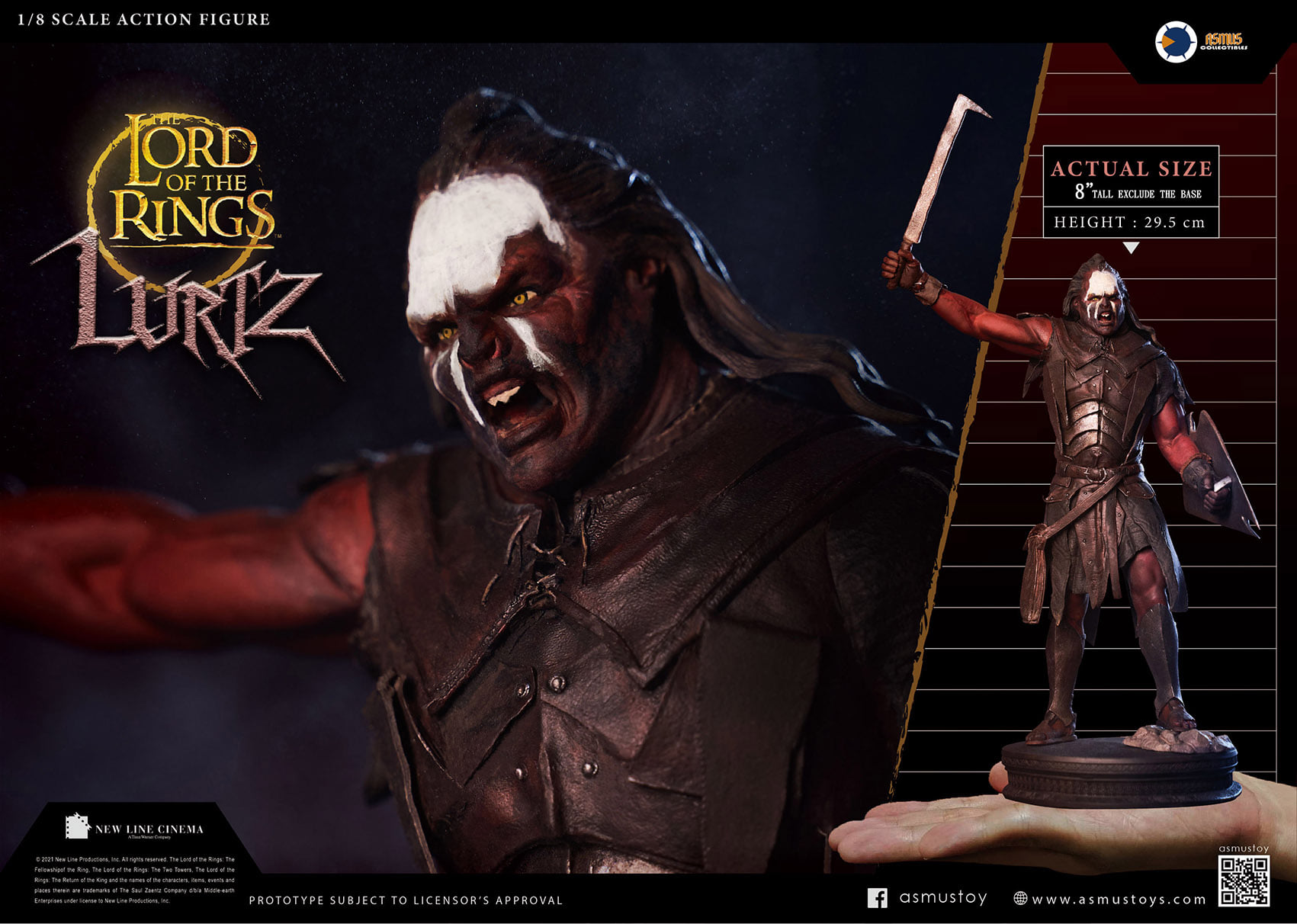 [สั่งจอง]Asmus Toys LOTR8IN003 : LURTZ