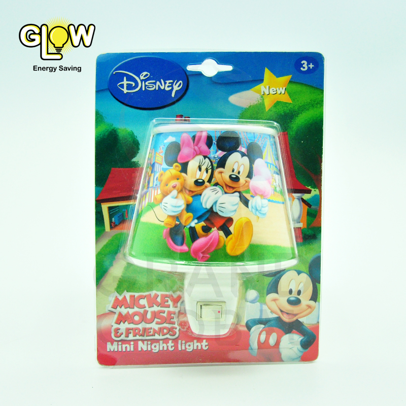 GLOW โคมไฟมินิไนท์ไลท์ แฟนซี ดิสนีย์ มิคกี้เมาส์