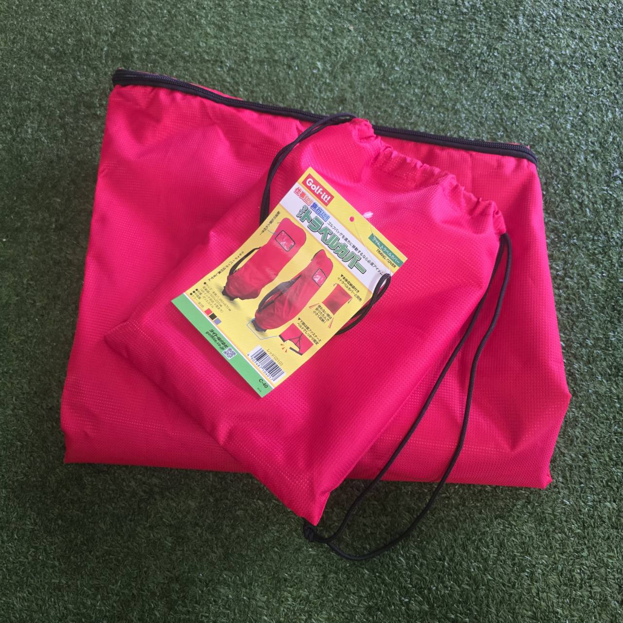 ถุงคลุมถุงกอล์ฟขึ้นเครื่องบิน GOLF-it !!! ดีไซด์ออกแบบสวยงามมากๆ ครับ มีไสตล์ ผลิตจากวัสดุอย่างดีจากประเทศญี่ปุ่น อายุการใช้งานยาวนานมาก ราคาสุดคุ้ม!!!