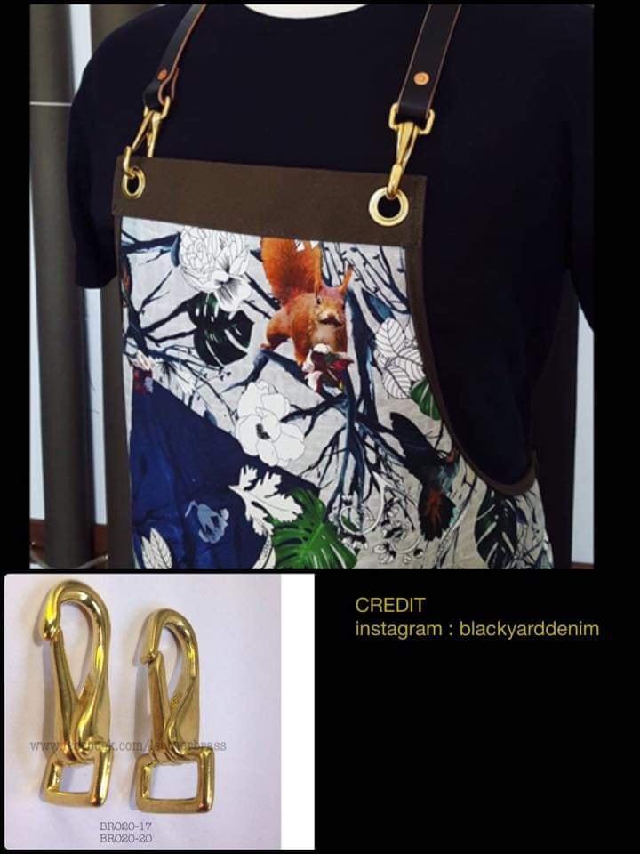 BR069 ตะขอกระเป๋า แบบพับได้ อะไหล่ทองเหลืองแท้ อะไหล่กระเป๋า leatherbrass**ราคาต่อชิ้น**