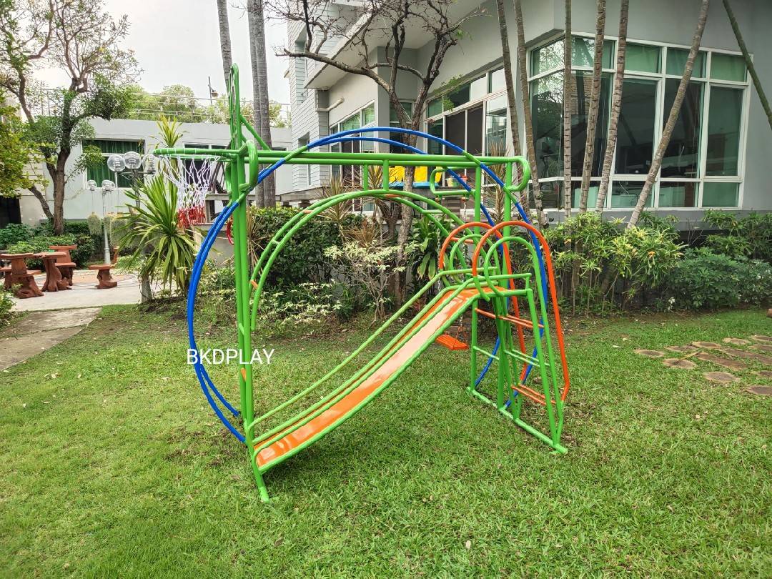ชุดรวม C เครื่องเล่นสนามกลางแจ้ง เครื่องเล่นสนามเหล็ก,ประกอบด้วยสไลเดอร์ชิงช้าปีนป่ายบาร์โหน OutdoorPlayground,ผลิตเครื่องเล่นสนาม,เครื่องเล่นในสนามเด็กเล่น,เครื่องเล่นงบสพฐ.,ประชารัฐ, ราคาโรงงาน