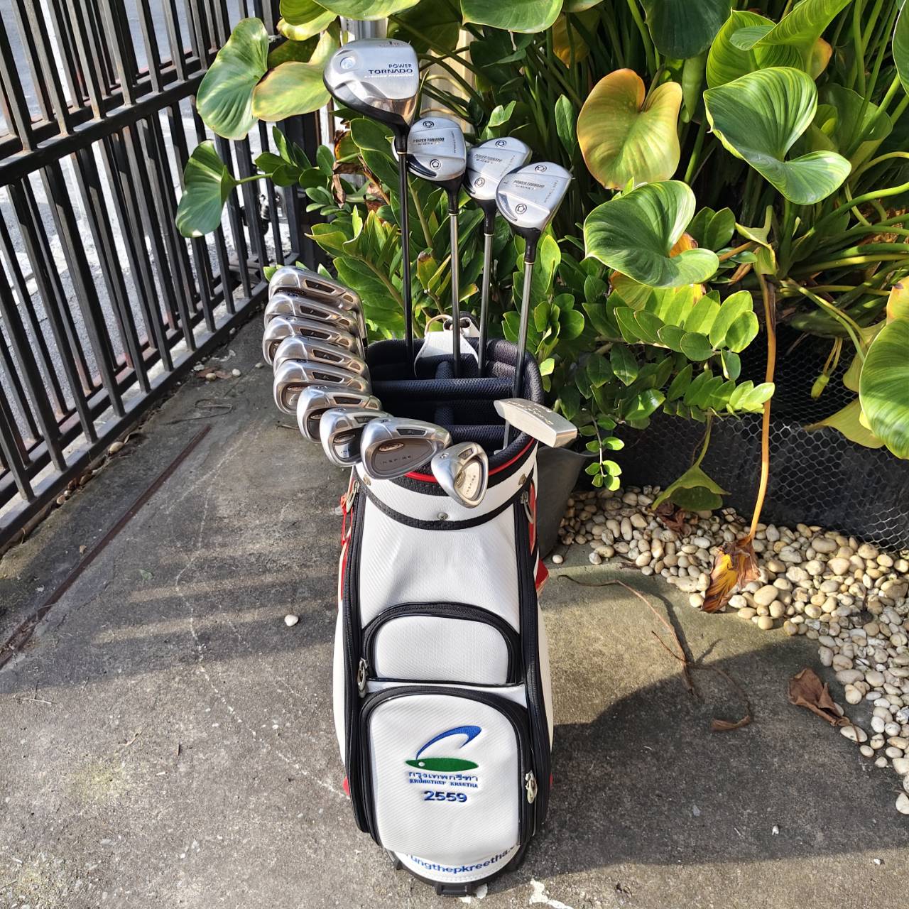 ไม้กอล์ฟครบชุด KASCO POWERTORNADO ญี่ปุ่นแท้! Super Hyten ให้ความรู้สึกเด้งและเสียงกระทบที่ดี