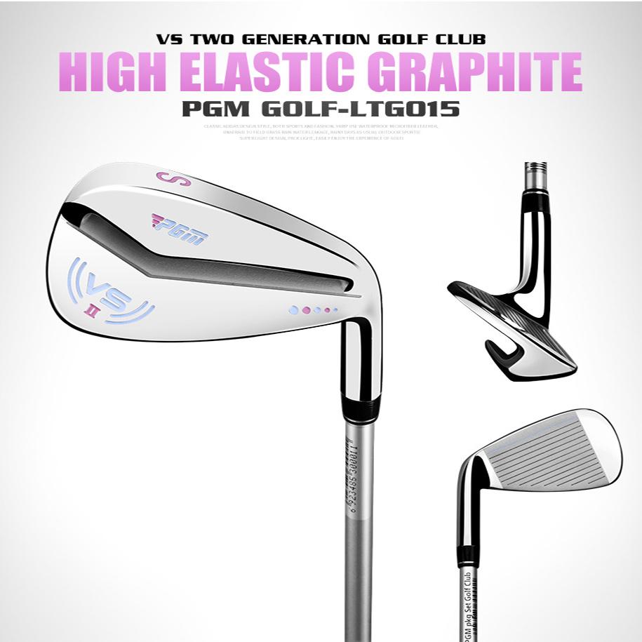 LADY 'S IRON 7 PGM TIG015 VS (GRAPHITE L-FLEX) เหล็ก 7 สำหรับผู้หญิง ออกแบบมาดีไซน์สปอร์ต Cavity back ทำให้ตีง่ายมาก ( 1 PCS. )