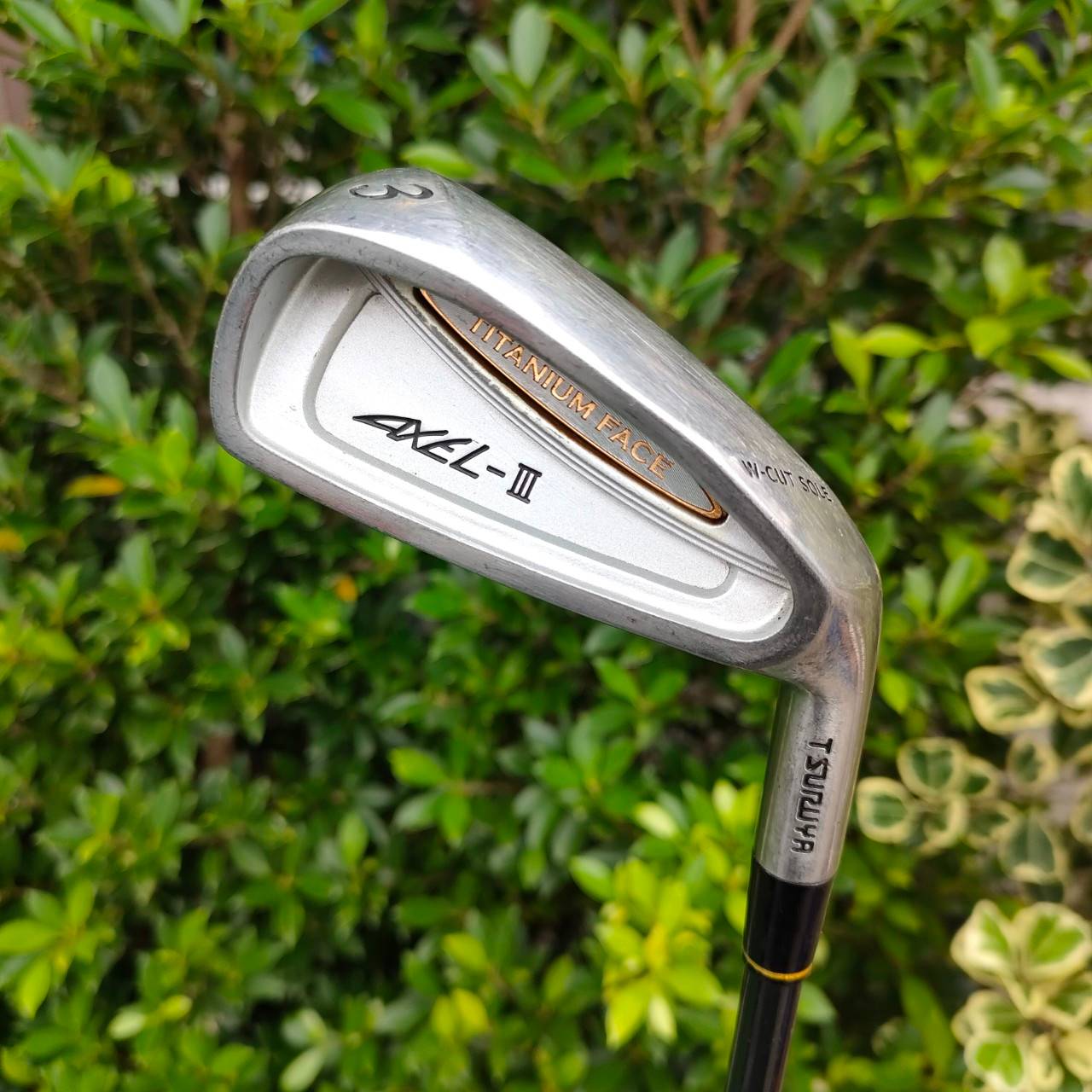 เหล็ก 3 TSURUYA AXEL TITANIUM FACE ก้าน FIRESTICK FLEX R ตีไกลมาก เป็นเหล็กยาวที่ตีง่ายมาก และไกลมาก