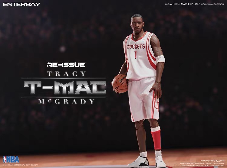 [สั่งจอง] ENTERBAY RM-1067 1/6 : Real Masterpiece NBA Collection - Tracy Mcgrady（Limited Retro Edition)