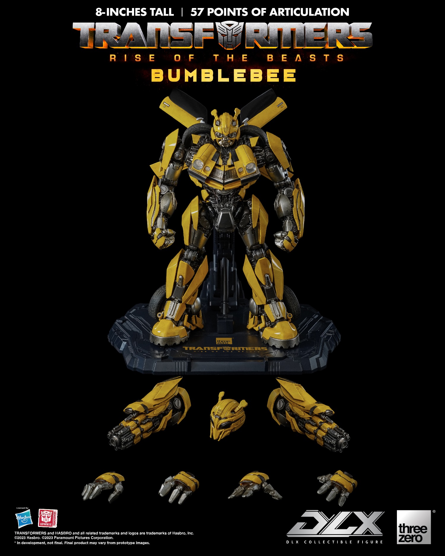 [สั่งจอง]threeZero 3Z05630W0 TRANSFORMERS : Rise of the BEAST DLX - Bumblebee