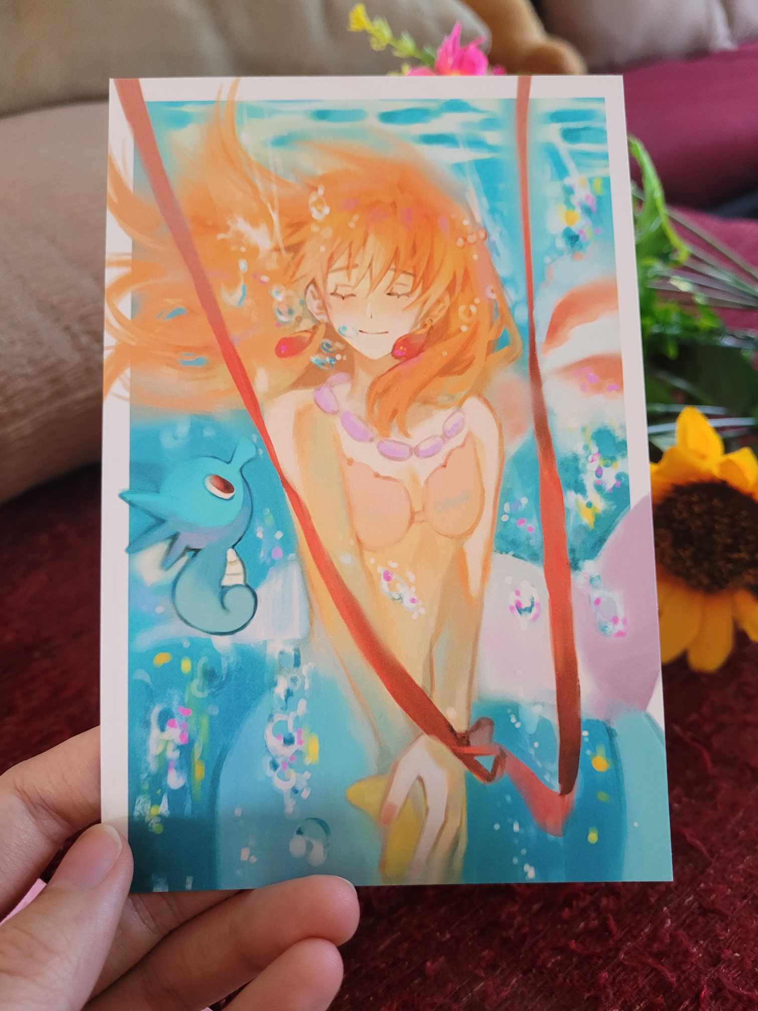 Art Print 4x6" OC Misty(katsumi) underwater