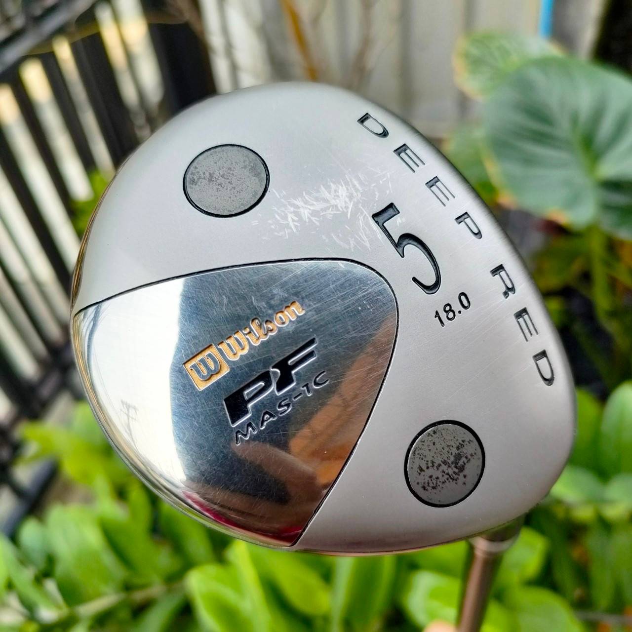FW5 WILSON DEEP RED PF MAS-1C องศา18 ก้าน WILSON FLEX R เป็นไม้ที่สันใหญ่ ตีง่ายมาก ไม้กอล์ฟมือสอง ของแท้ BY NakaraLuxurious