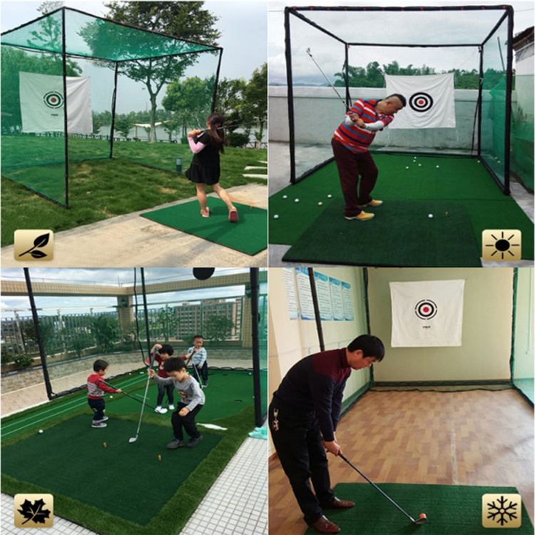 Drive Practice Net ตาข่ายซ้อมไดร์ฟ PGM LXW001 ขนาด 3M x 3M ขนาดใหญ่มาก แข็งแรงทนทาน ติดตั้งง่าย (ไม่รวมพรม Not including the mat)