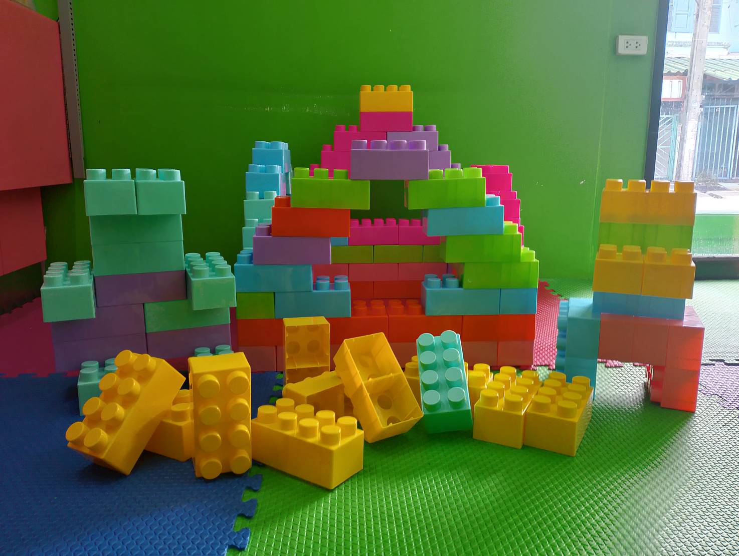 ตัวต่อใหญ่ เลโก้ยักษ์ บล็อกขนาดใหญ่ 118ชิ้น , บล็อคสำหรับเด็ก พลาสติกหนาปานกลาง พร้อมส่ง มีจำกัด ราคาโรงงาน