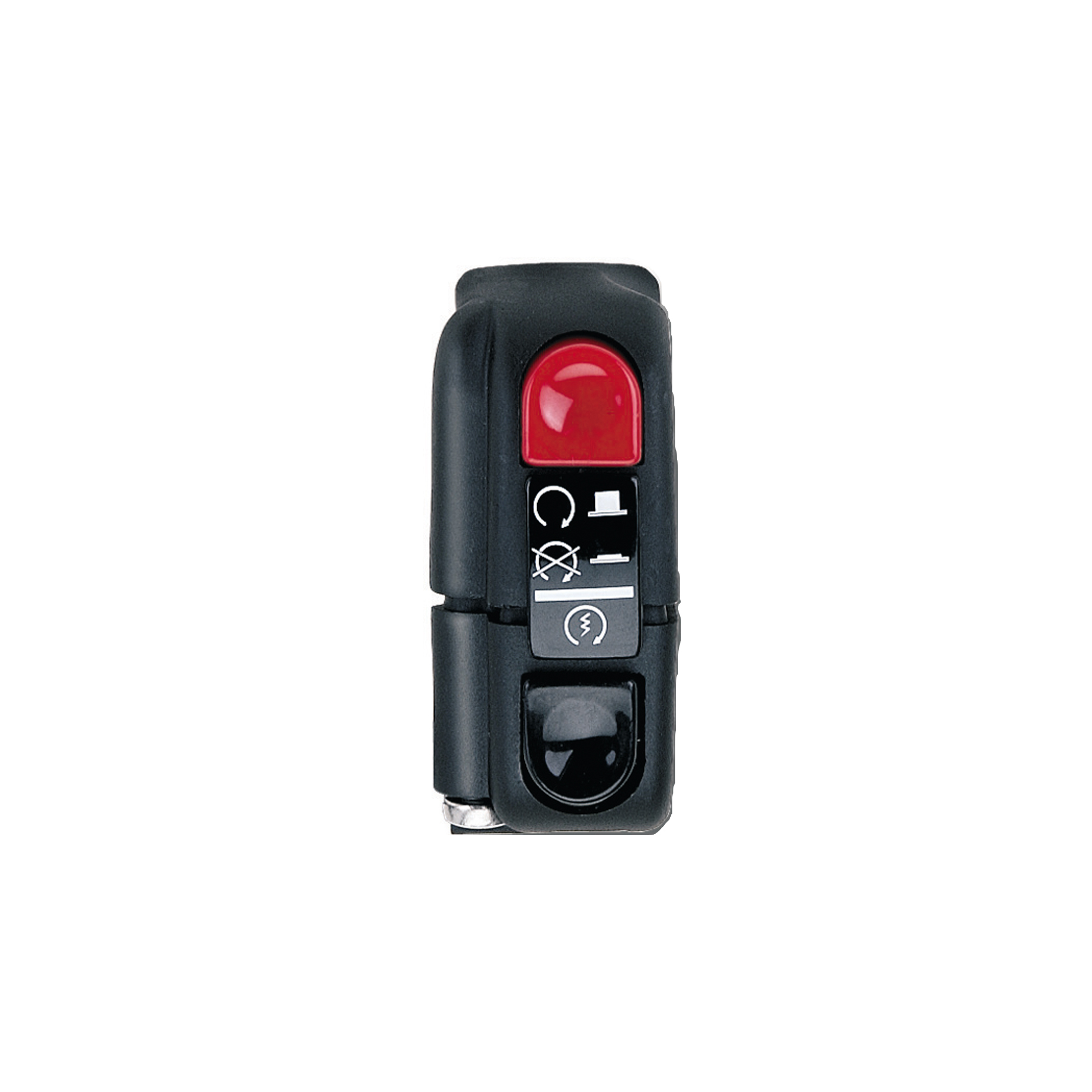 ประกับสวิตซ์ Domino 9A Right Side Series Electric Switches - สีดำ