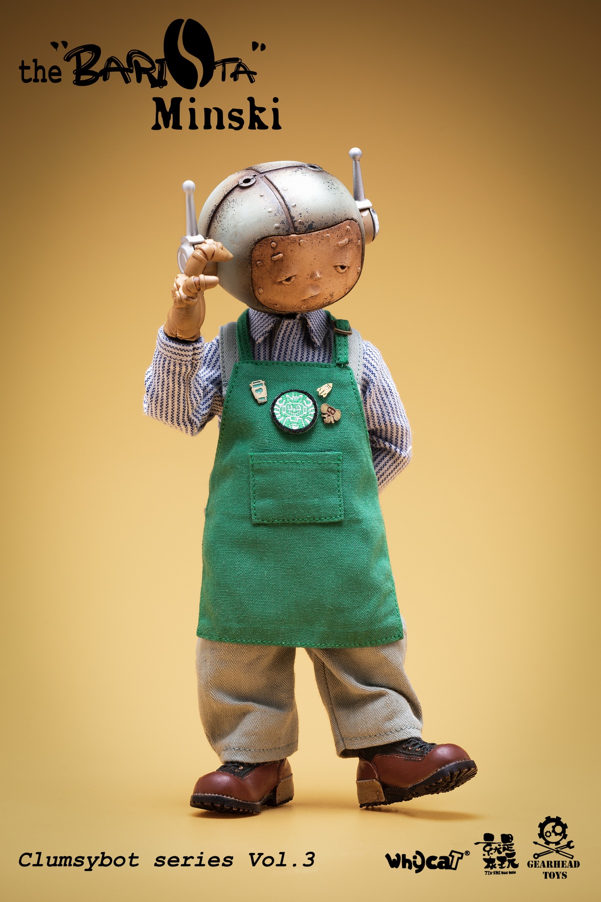 [พร้อมส่ง] Whycat & GEARHEADTOYS GHT005 ： ClumsyBot - Minski
