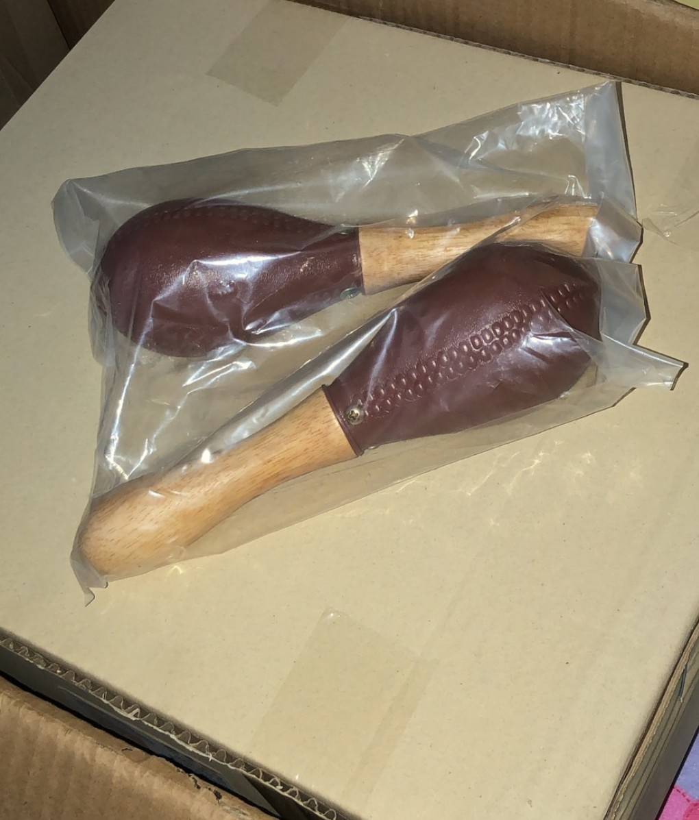 ลูกซัด ลูกแซก ลูกแซ็ค,ด้ามไม้ ,ของเล่นเสริมทักษะ,ของเล่นเด็ก, สื่อการสอนอนุบาล