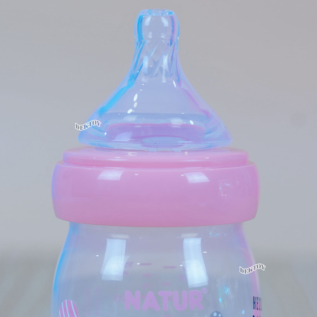 กว้าง [New] NATUR จุกนมเนเจอร์คอกว้างไบโอมิมิค ไซซ์ S/M/L แพ็ก 2