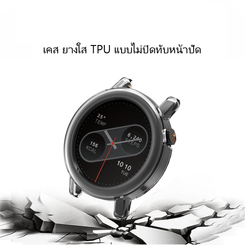 Shopdodi เคส CMF Watch 3 Pro Watch Pro 2 Case Crystal เคสกันกระแทก เคสยางใส ไม่ปิดทับหน้าปัด