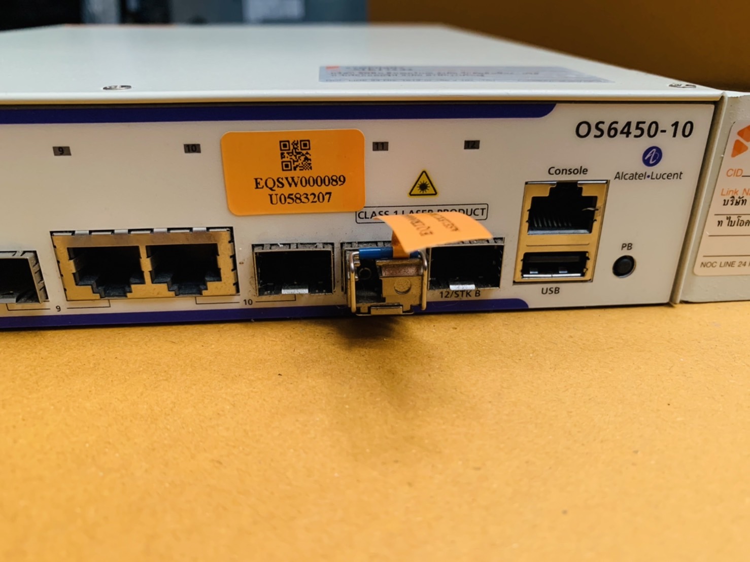 สวิตช์ Alcatel Lucent Switch Omniswitch OS6450-10 OS645010 10/100/1000 8ports