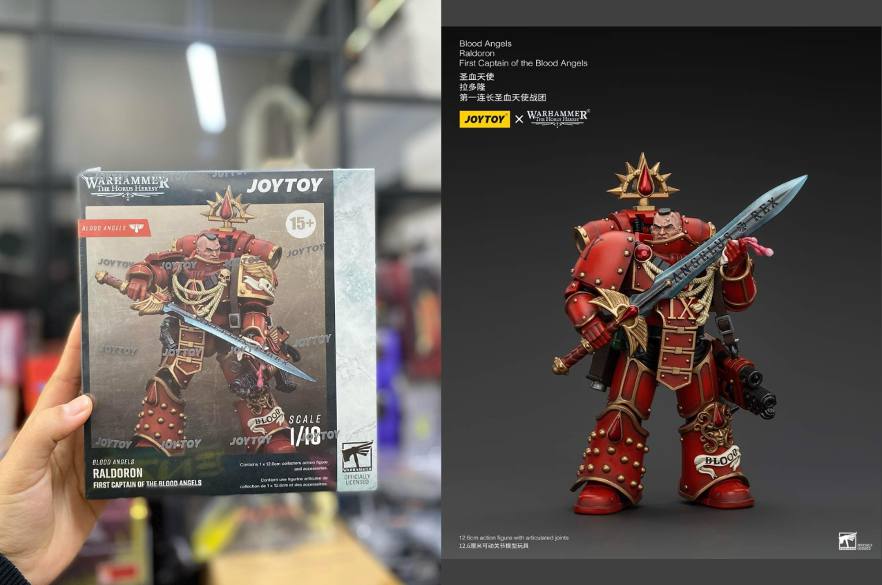 [พร้อมส่ง] "Joy toy 1/18 Blood Angels - JT00720 : Raldoron First Captain of the Blood Angels"