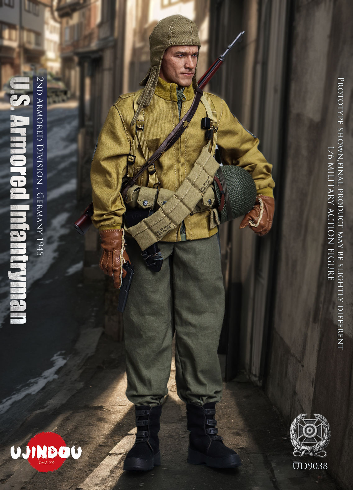 [สั่งจอง]UJINDOU UD9038 1/6 : World War II US Army Armored Infantry 2nd Armored Division