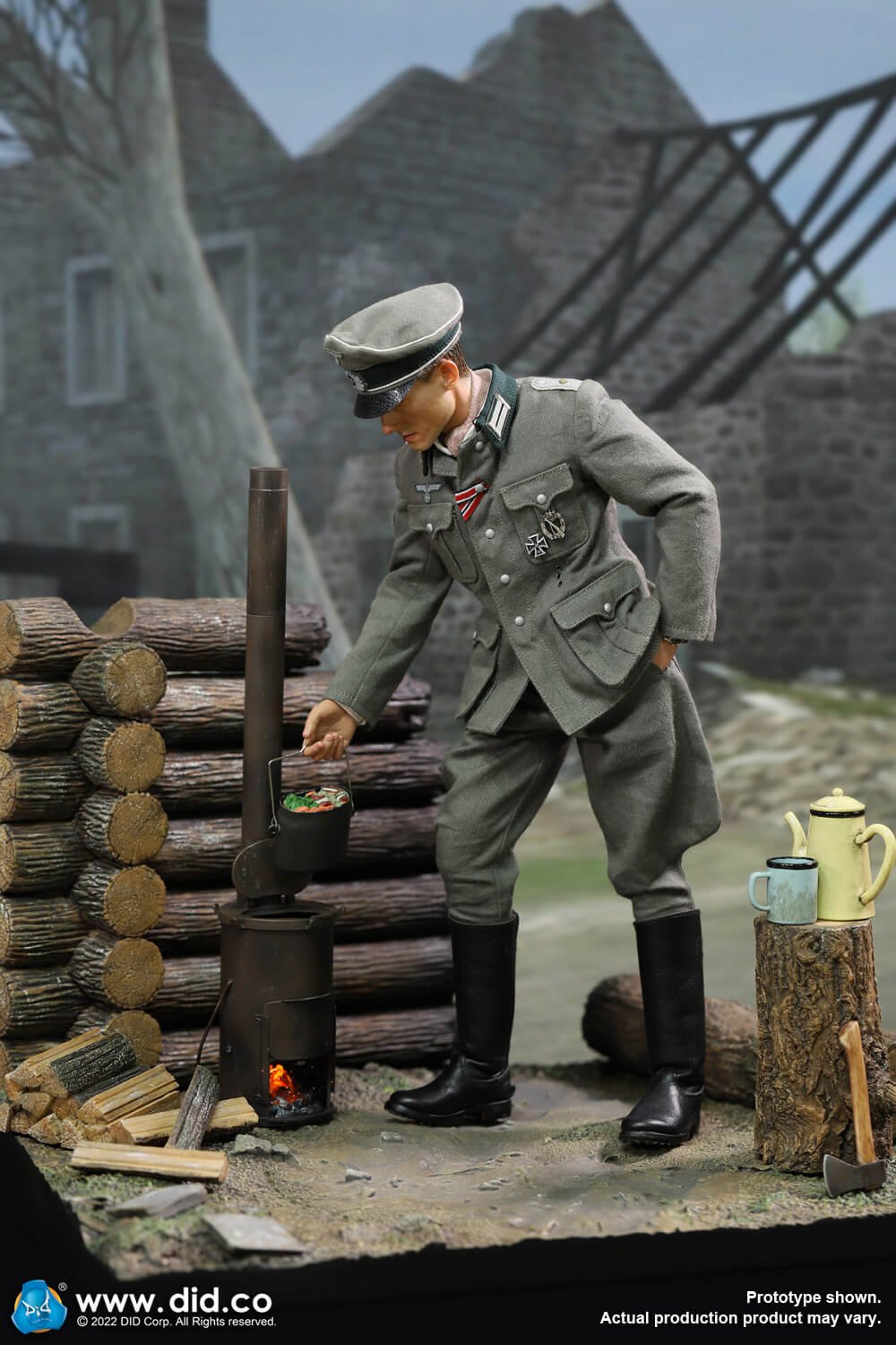 [สั่งจอง]DID 1/6 E60067 : WWII Stove Diorama Set