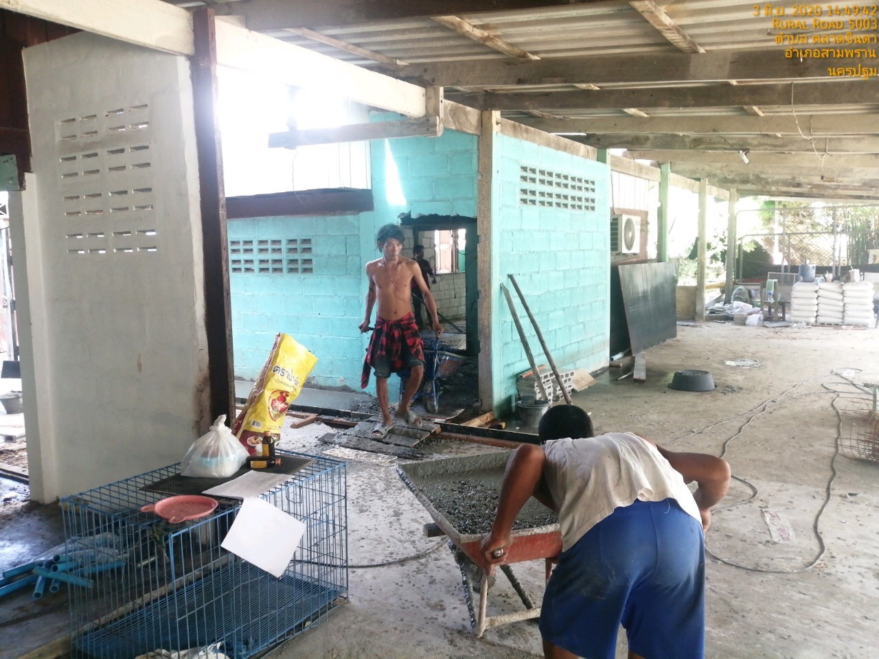 ปรับปรุงบ้านพักครูโรงเรียนปรีดาราม (สามพราน)