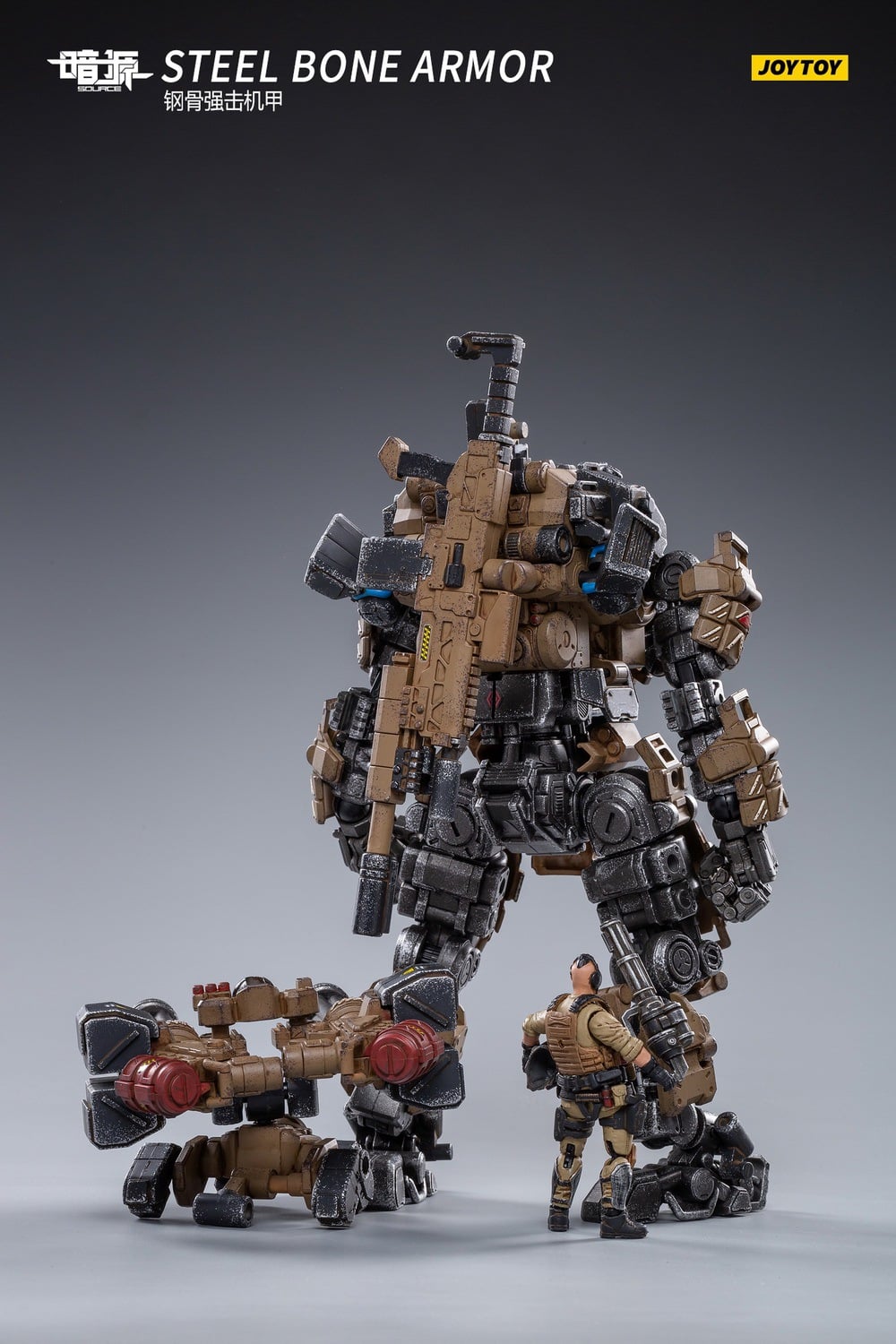 [สั่งจอง]JOYTOY JT0807 1/25 : Steel bone mecha (desert type)