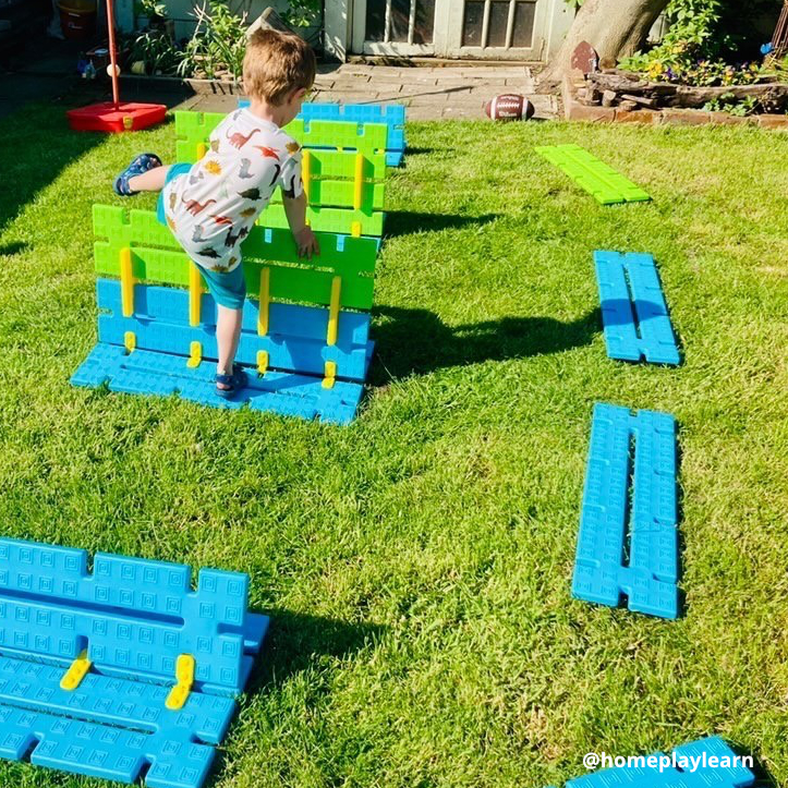 บล็อกยักษ์สร้างฐานผจญภัยแสนสนุก ตัวต่อใหญ่พลาสติกหนา เลโก้ยักษ์ ตัวต่อยักษ์ เล่นกลางแจ้งได้ ของเล่นเสริมพัฒนาการเด็กอนุบาล สื่อการสอน พร้อมส่งในไทย